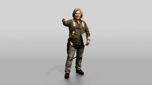 Construction Worker Woman 99 - 3D character model, view 1