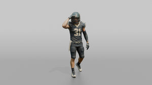 Free Safety Scanning the Field - 3D character model, view 1