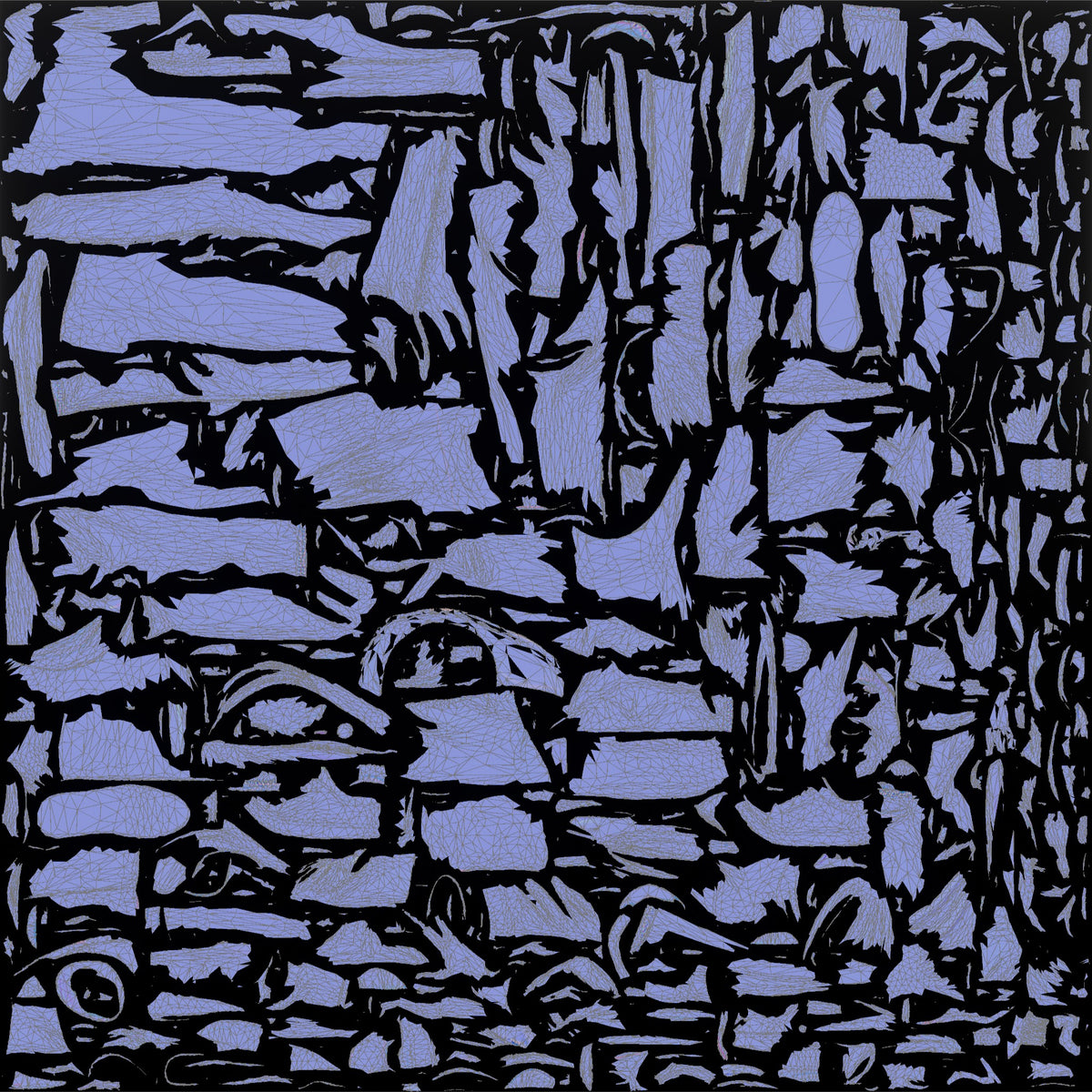 Young Persian Woman in Hijab Talking on Her Phone - UV layout, normal map
