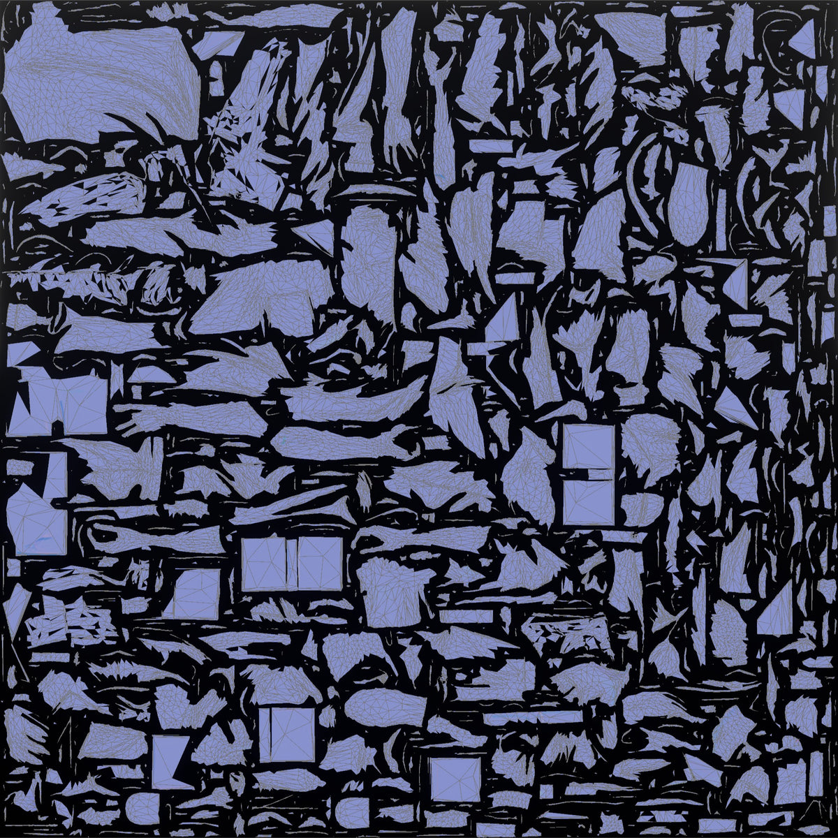 Man Sales Associate Wrapping A Gift Box With Ribbon - UV layout, normal map