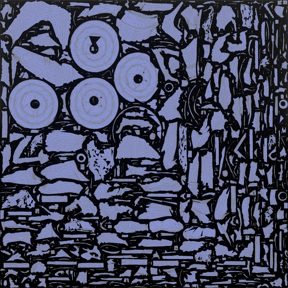 Weightlifter Woman Holding A Barbell Across The Shoulders In A Squat Stance - UV layout, normal map
