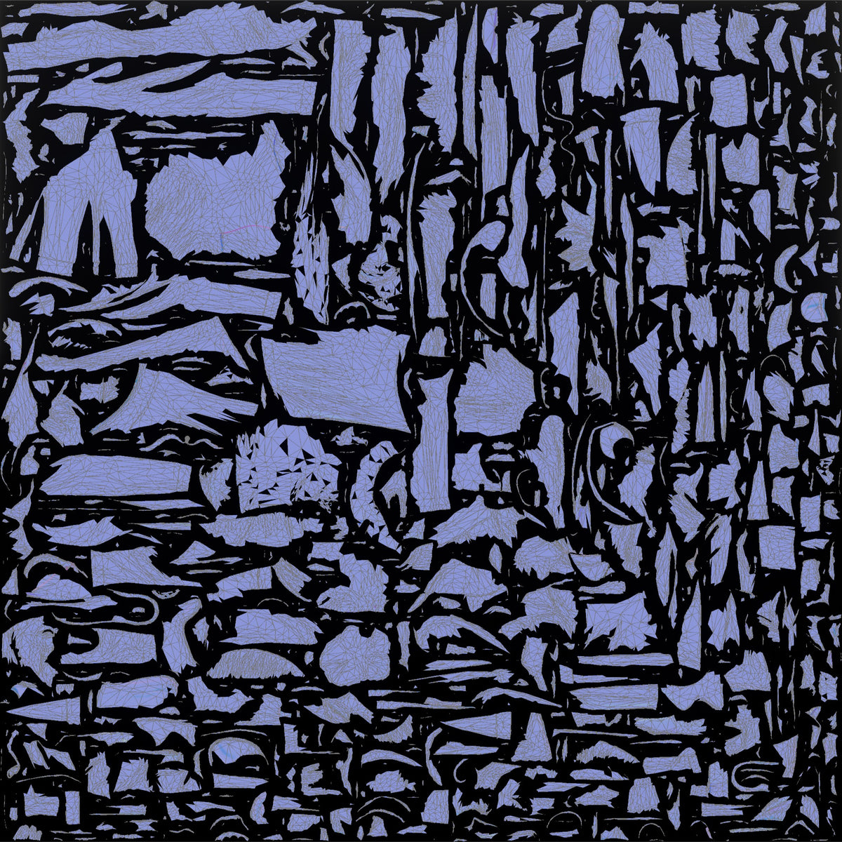 Woman Touching the Rim of Her Hat - UV layout, normal map
