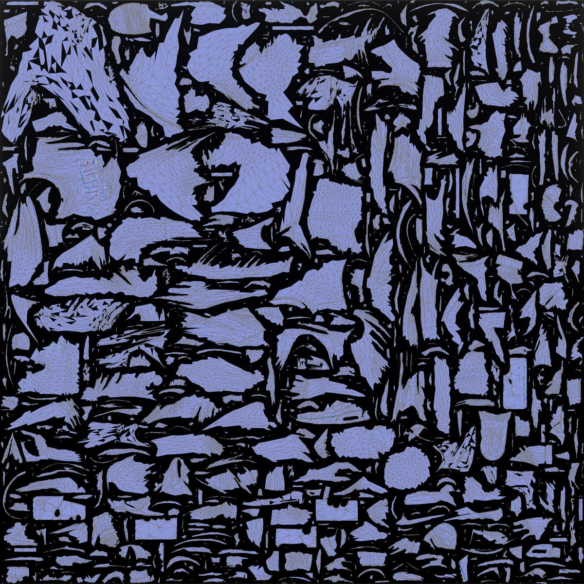 Chinese Boy Sitting with Phone and Drink - UV layout, normal map