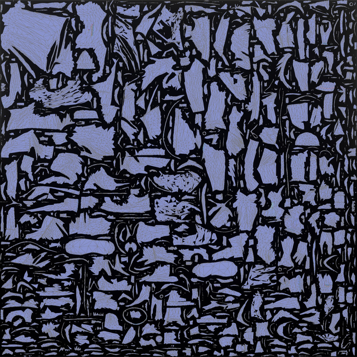Club DJ Man Nodding To The Beat, Headphones On - UV layout, normal map