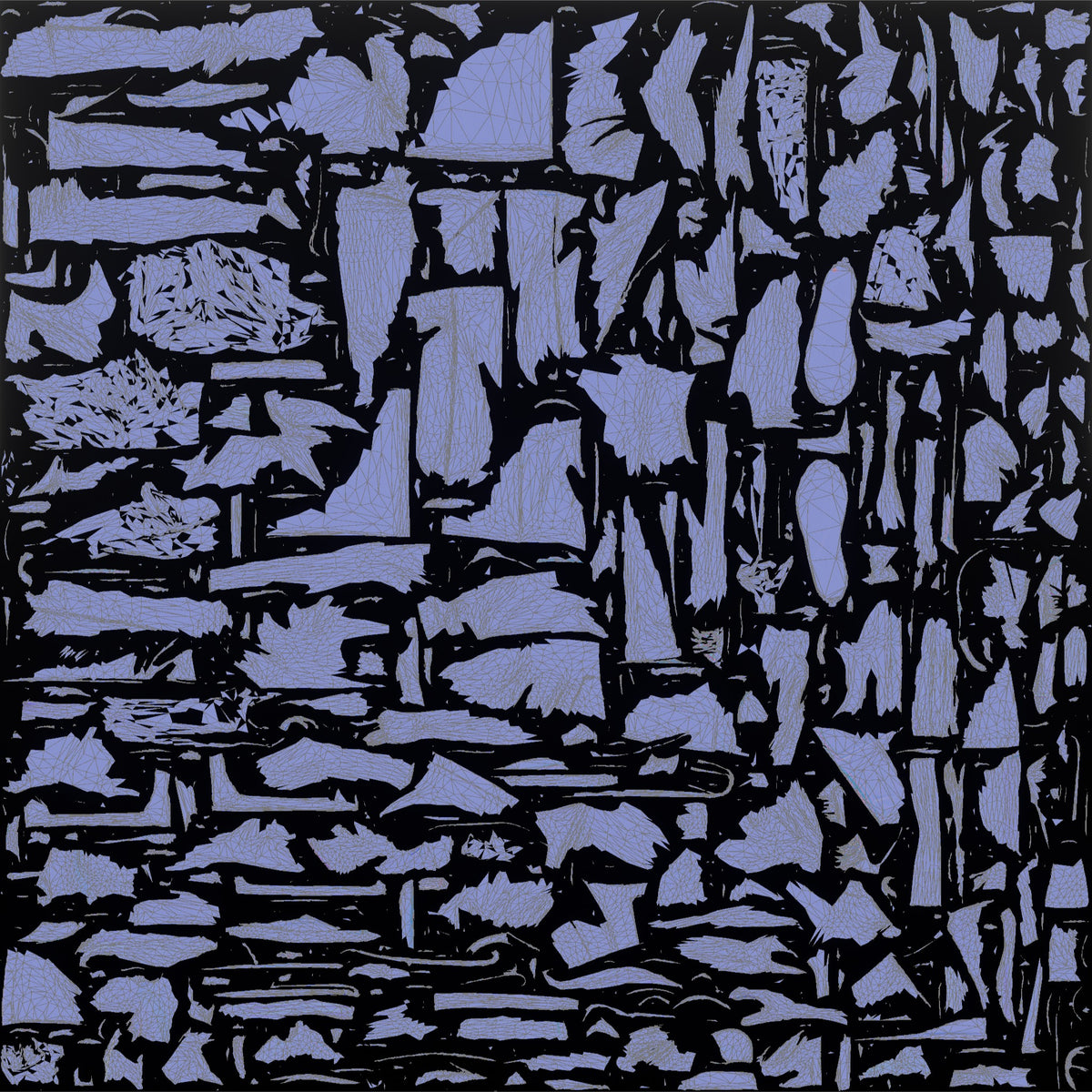 Woman Shop Assistant Folding A Pair Of Jeans - UV layout, normal map