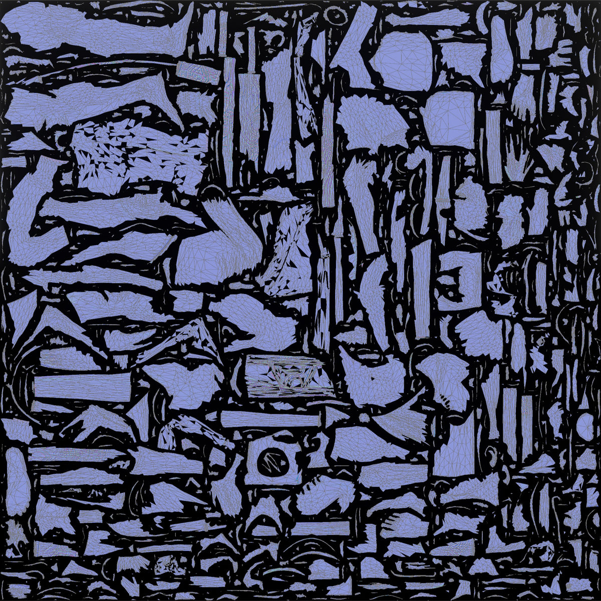Didgeridoo Player with Painted Instrument - UV layout, normal map