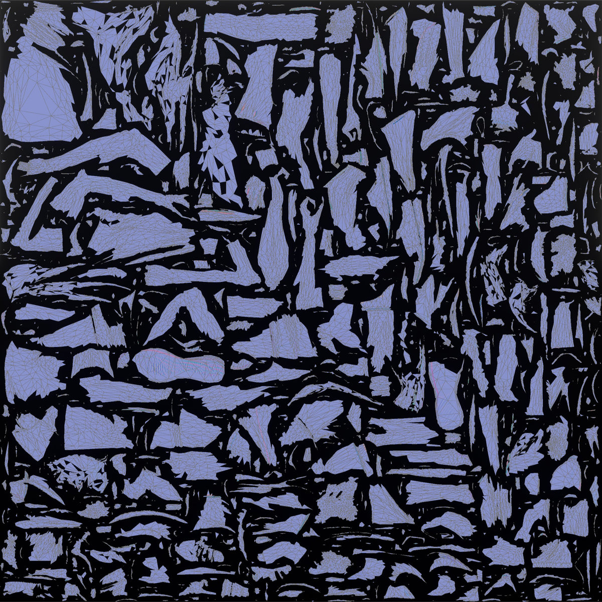 Bodyweight Athlete Man Doing A Standing Knee Raise - UV layout, normal map