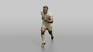 English Winger Sprinting at Full Velocity - 3D character model, view 1