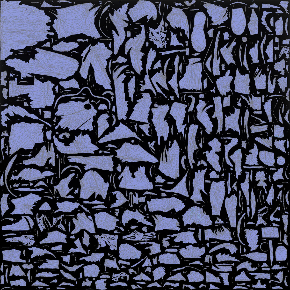 Dishwasher Inspecting a Wine Glass - UV layout, normal map