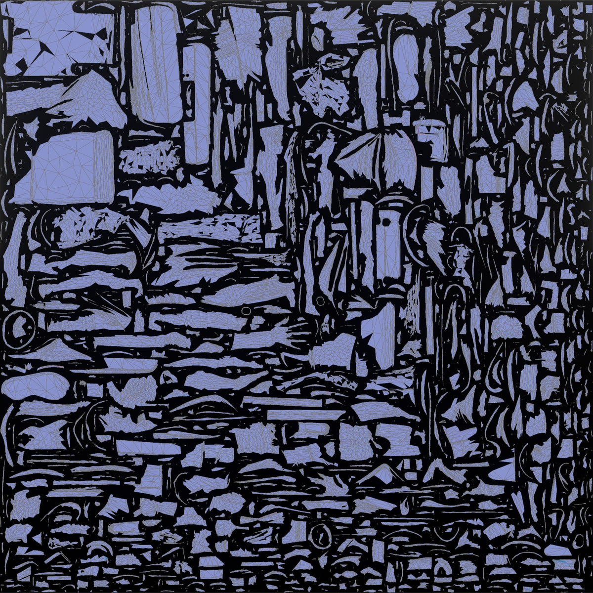Traveler Waving Goodbye At The Gate - UV layout, normal map