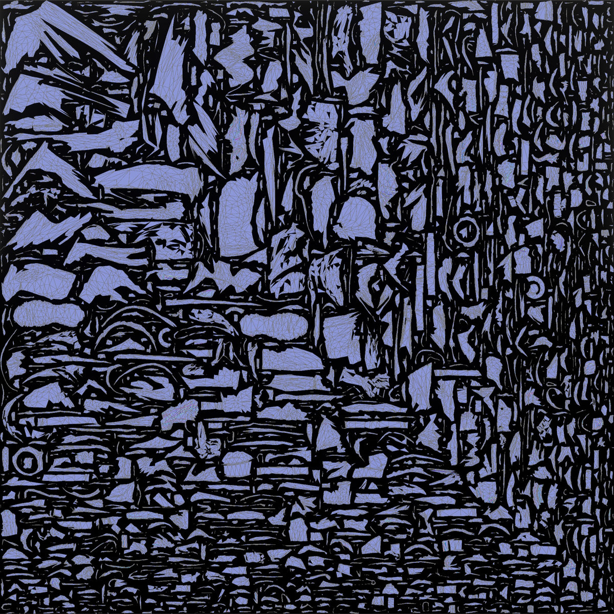 Techwear Woman with Headphones and Tech Vest - UV layout, normal map