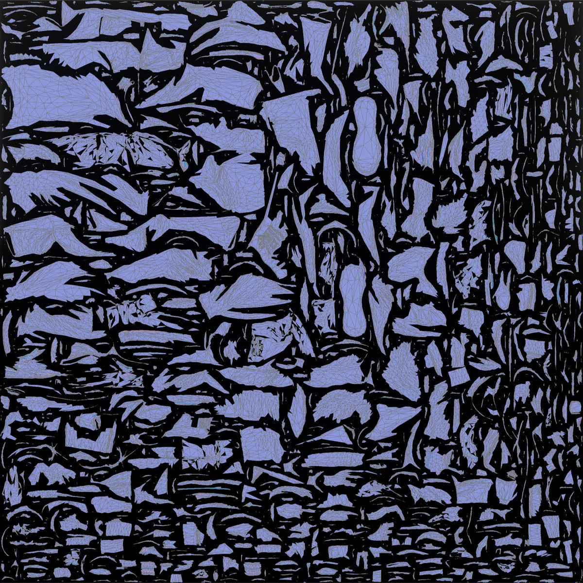 Asian Man Leaning with Arms Folded - UV layout, normal map
