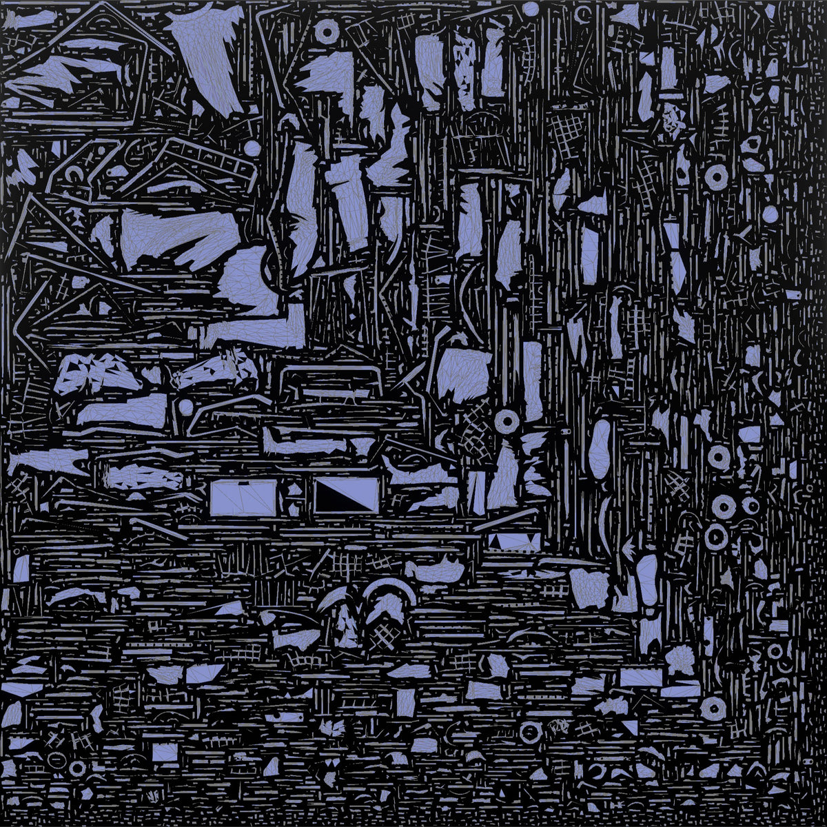 Woman Customer Pushing A Small Shopping Cart - UV layout, normal map