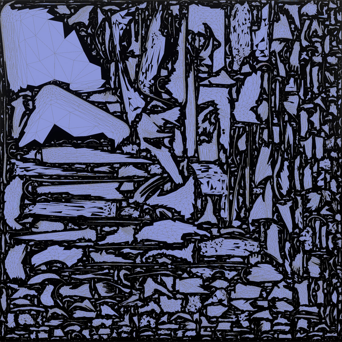 Man Sitting Cross-Legged in Linen - UV layout, normal map