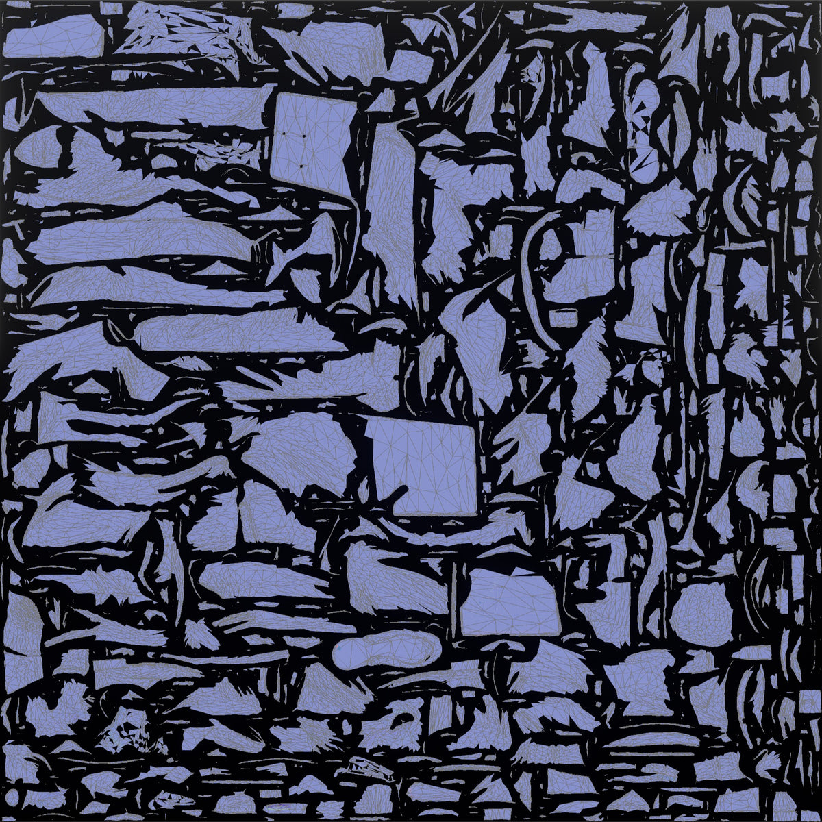 Man Store Manager Reviewing An Inventory Clipboard - UV layout, normal map