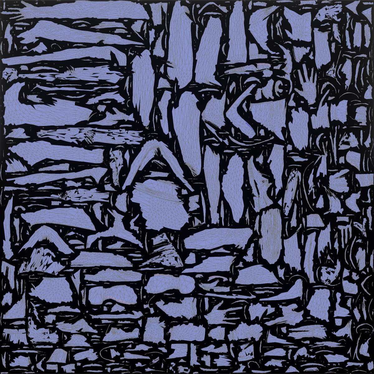 Bodyweight Athlete Woman Doing A Bodyweight Squat, Arms Extended Forward - UV layout, normal map