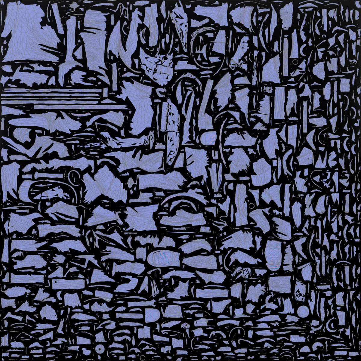 Construction Worker Man 49 - UV layout, normal map