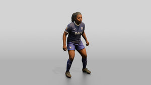 Soccer Player Rainbow Flick - 3D character model, view 1
