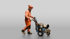 Construction Worker Woman 71 - 3D character model, view 1