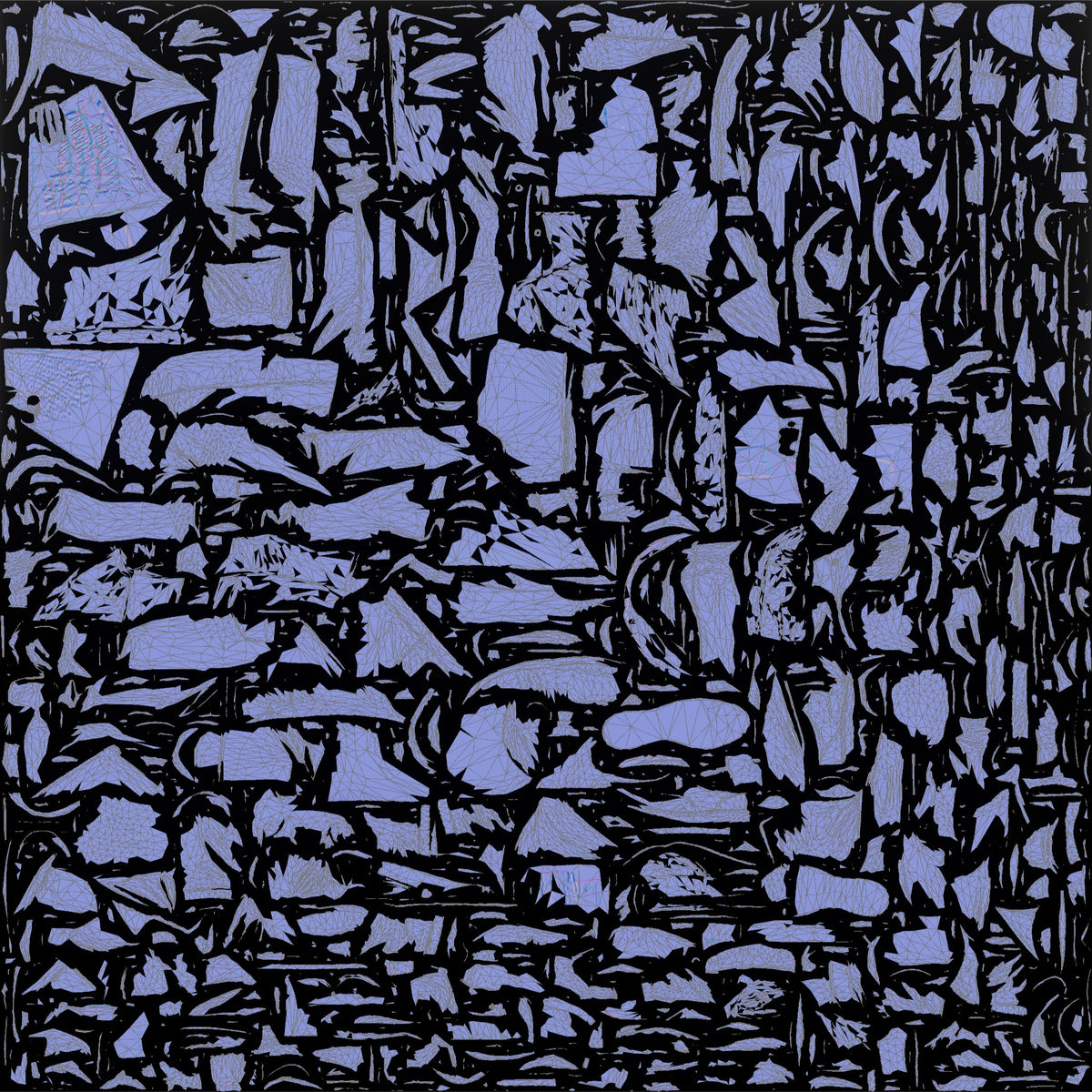 White Man Holding a Newspaper Overhead - UV layout, normal map