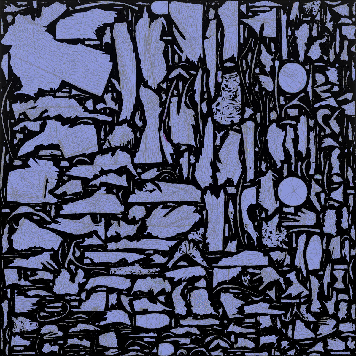 Opera Singer Belting with Hand on Chest - UV layout, normal map
