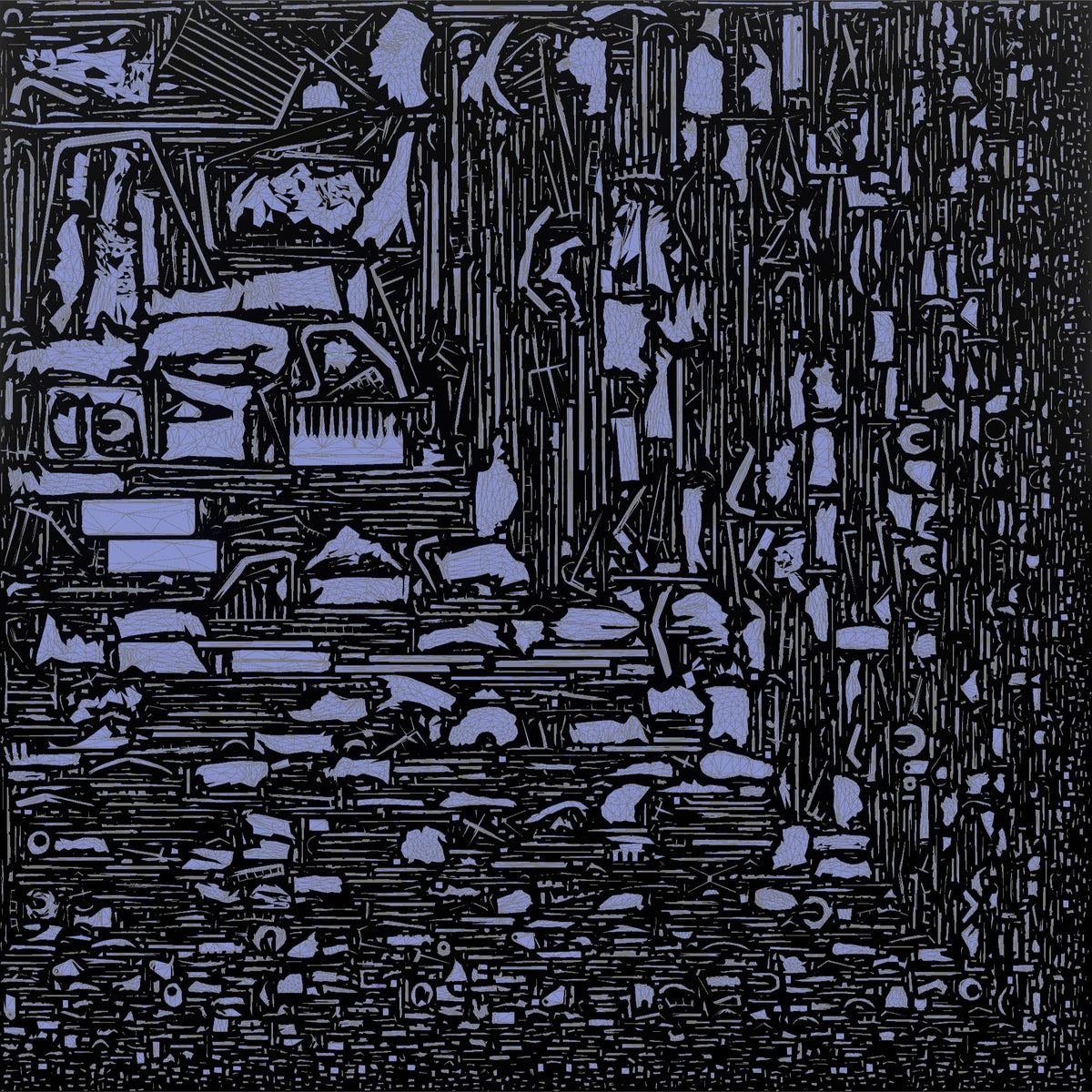 Woman Customer Pushing A Shopping Cart With An Empty Child Seat - UV layout, normal map