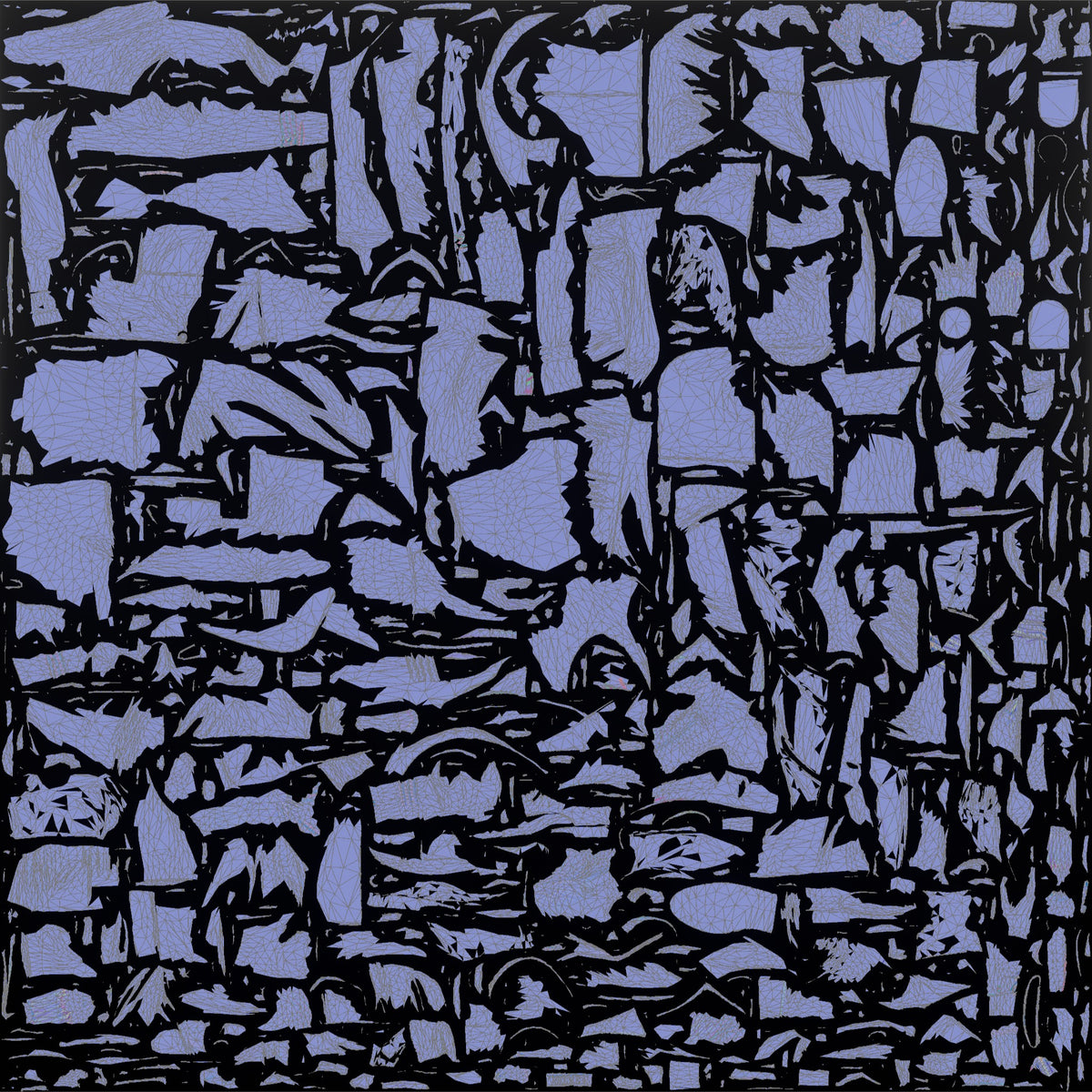 Black Flight Attendant Carrying a Passport Wallet - UV layout, normal map
