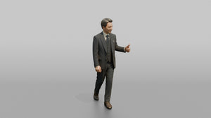 Wedding Guest Giving a Confident Thumbs-Up - 3D character model, view 1