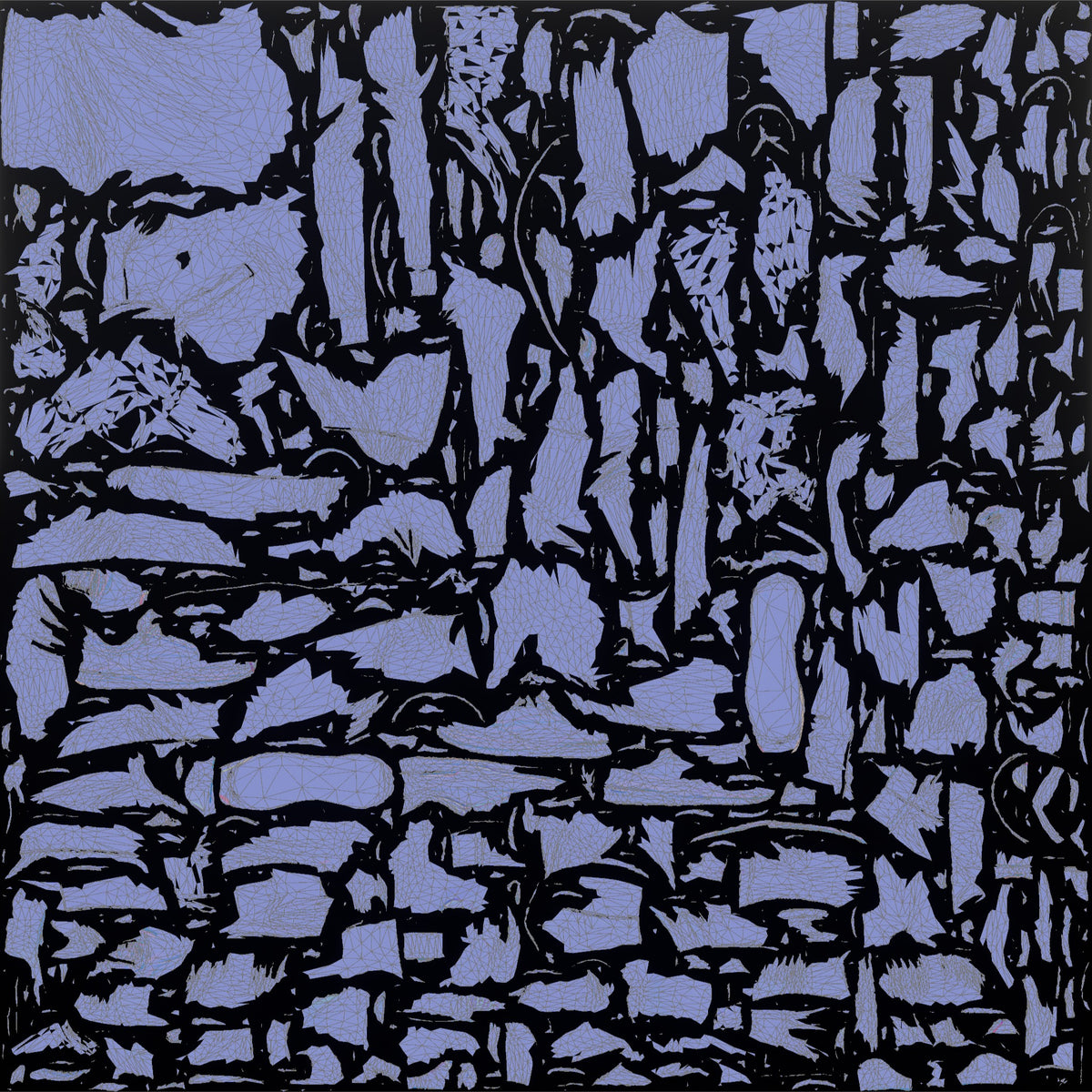 Fitness Influencer Man Standing With Hands Clasped In Front, Relaxed Pose - UV layout, normal map