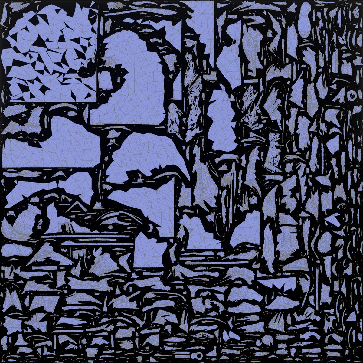 Construction Worker Man 10 - UV layout, normal map