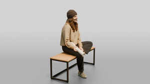Casual Student Urban Creative Woman 08 - 3D character model, view 1