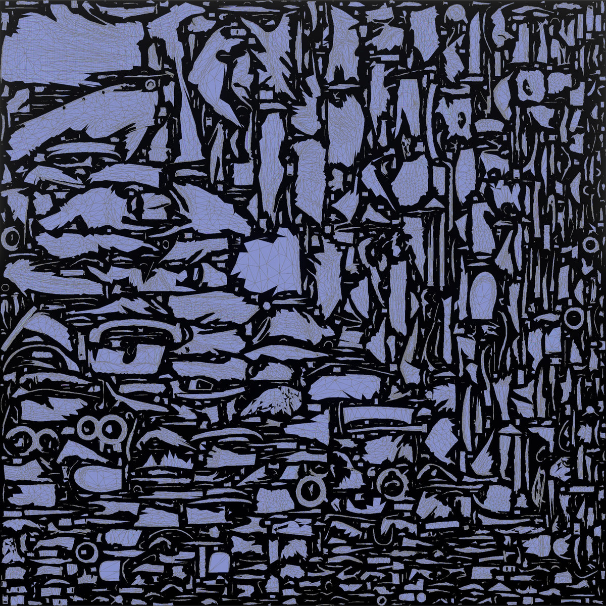 Father Carrying A Folded Stroller Tucked Under One Arm - UV layout, normal map