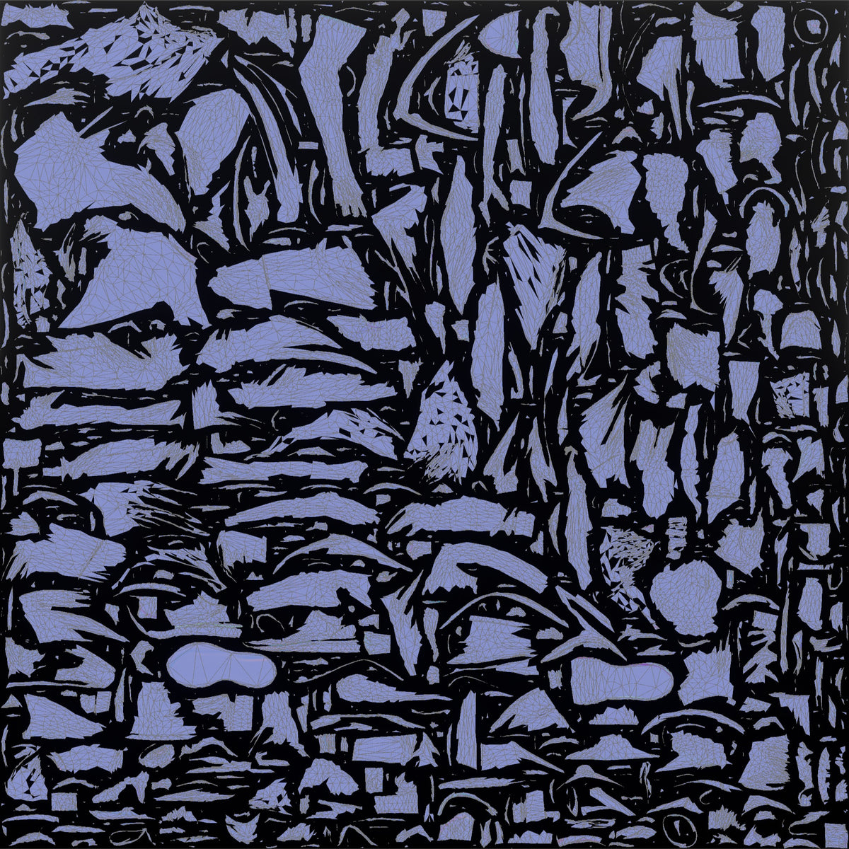 Bodyweight Athlete Man In A Deep Bodyweight Lunge - UV layout, normal map