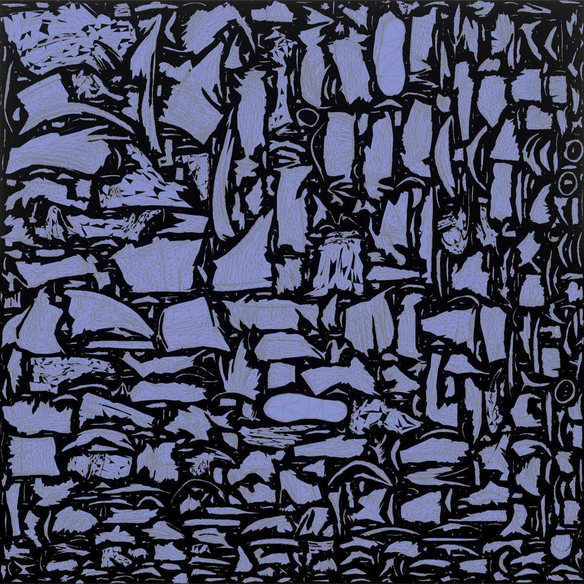 Club DJ Man Fist Raised In The Air, Energetic Pose - UV layout, normal map