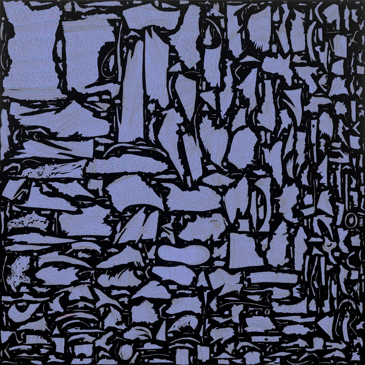 Grandmother Adjusting Her Reading Glasses - UV layout, normal map