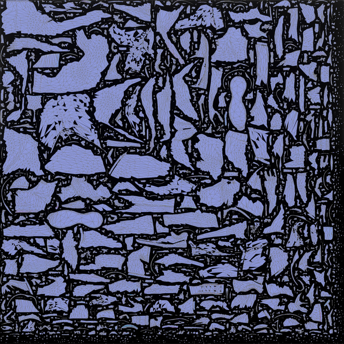Man in Deep Squat Stance - UV layout, normal map