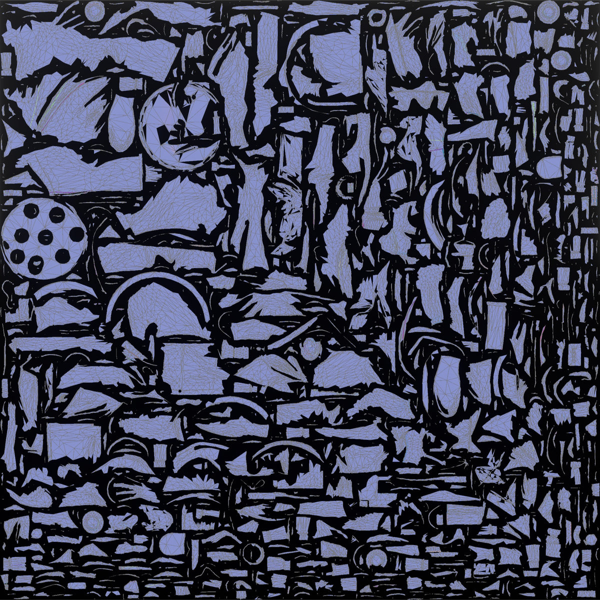 Bartender Man Holding A Tray Of Shot Glasses - UV layout, normal map