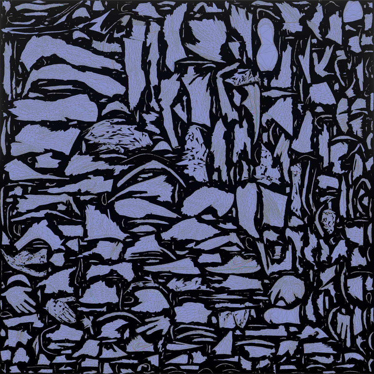 Fitness Influencer Man Doing A Calf Stretch Against An Invisible Wall - UV layout, normal map