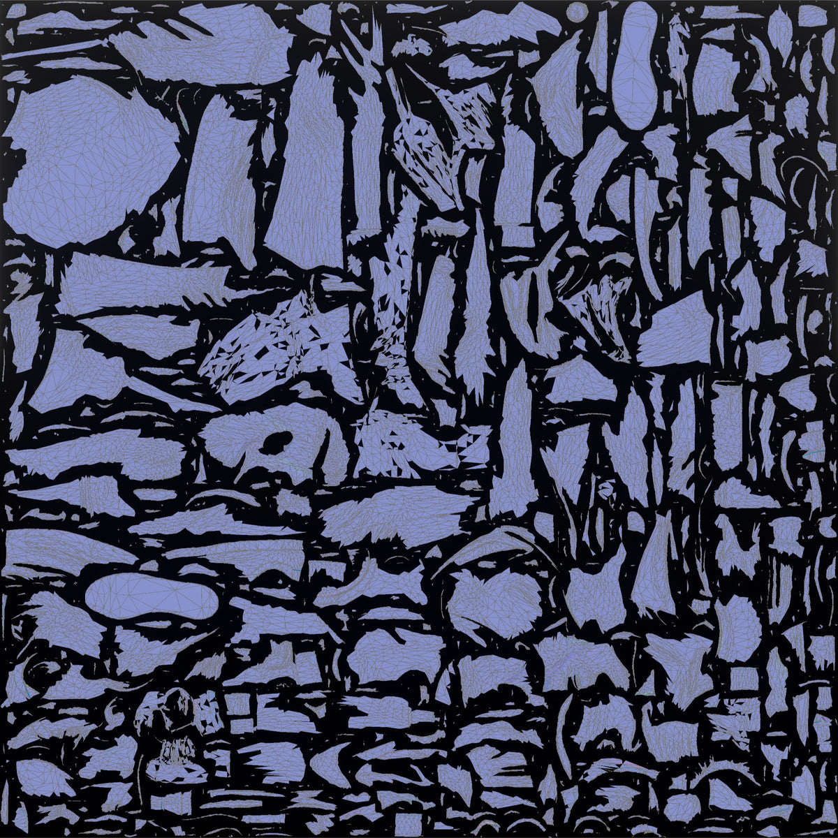 Fitness Influencer Man Standing Tall, Chin Up, Confident Expression - UV layout, normal map