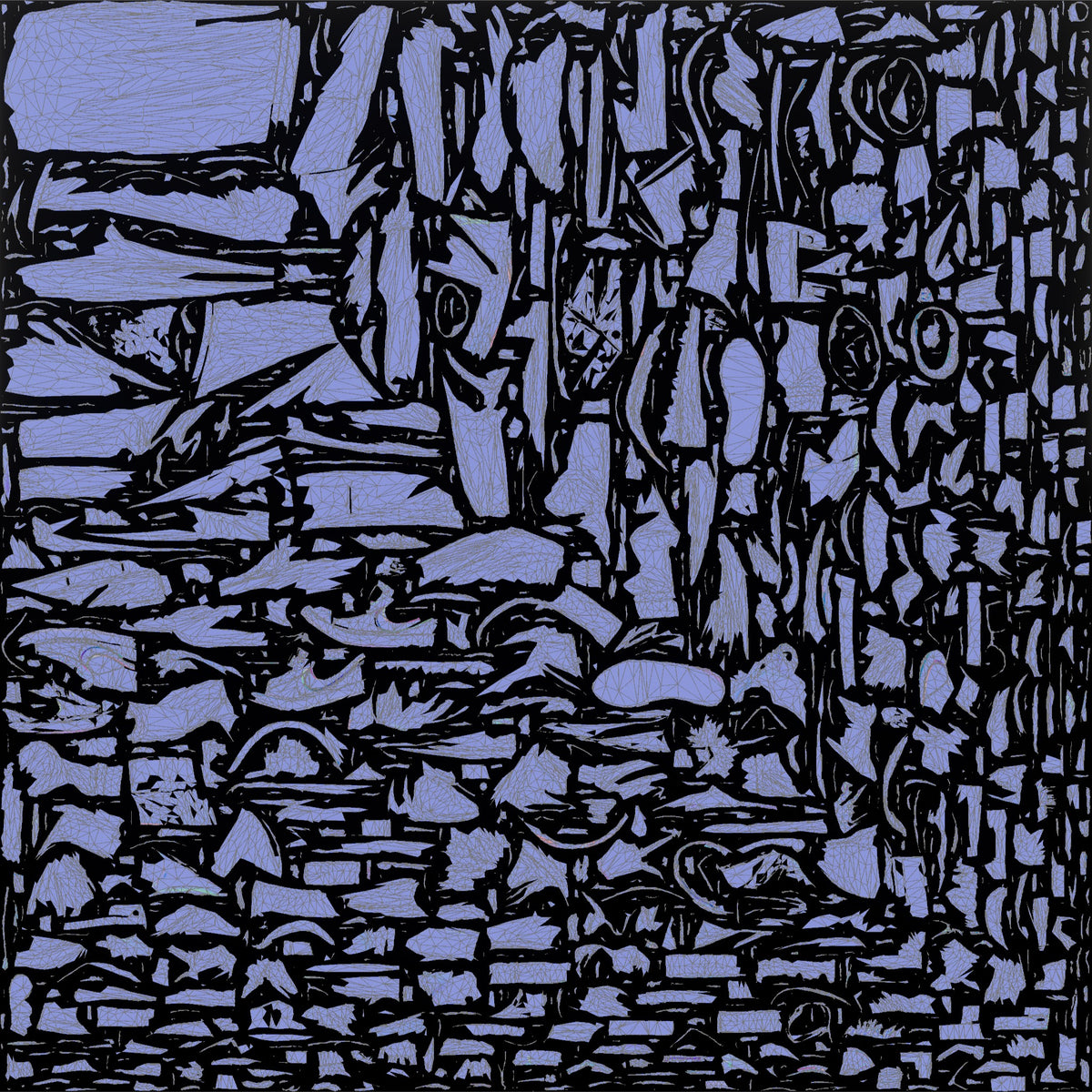 Asian Man Adjusting Glasses - UV layout, normal map