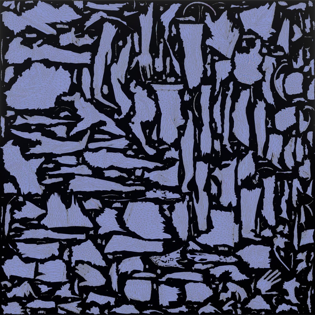 Bodyweight Athlete Man Holding A Side Plank - UV layout, normal map
