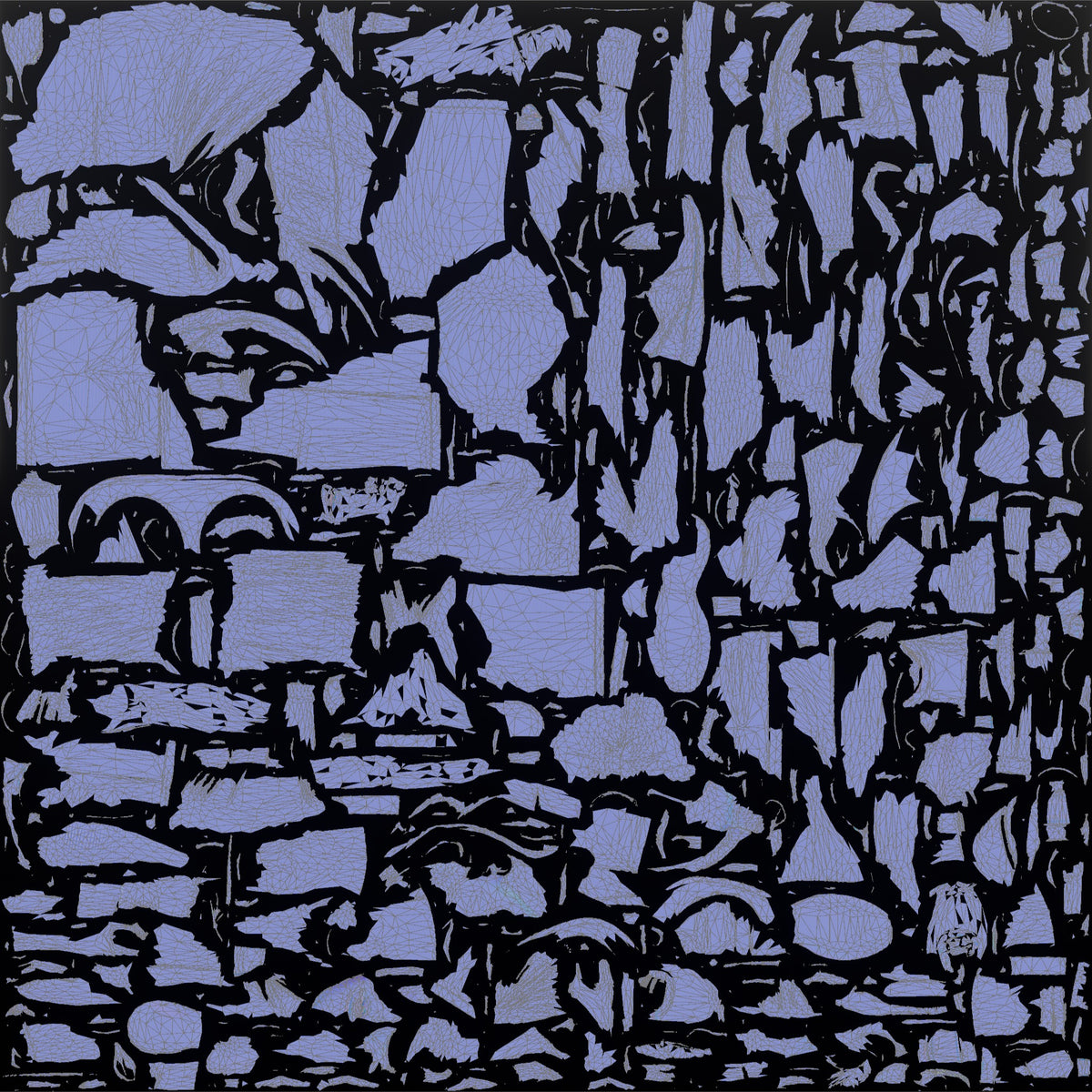 Nail Technician Woman Holding A Nail Polish Brush Up To Inspect It - UV layout, normal map