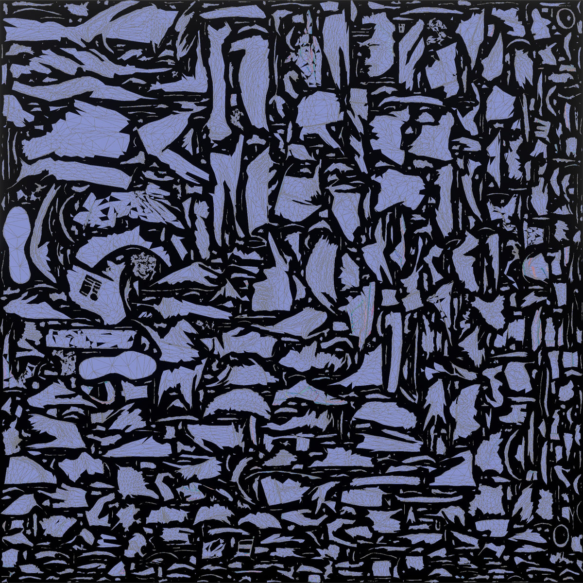 Club DJ Man Wearing Headphones, One Hand Adjusting Them - UV layout, normal map