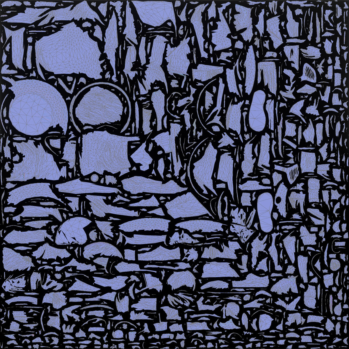 Line Cook Sauteing Mushrooms - UV layout, normal map