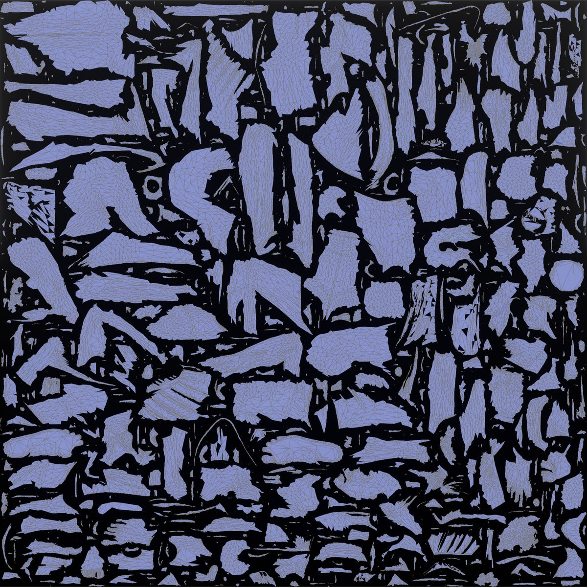 Weightlifter Man Holding A Kettlebell In A Goblet Squat Position - UV layout, normal map