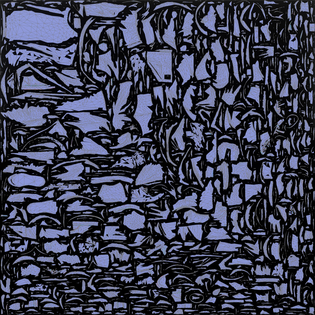 Asian Man in Animated Conversation - UV layout, normal map