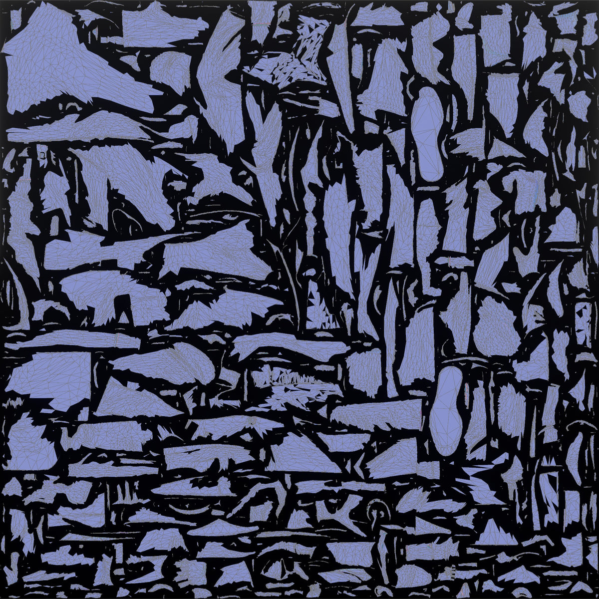 Black Flight Attendant Wheeling a Duty-Free Cart - UV layout, normal map