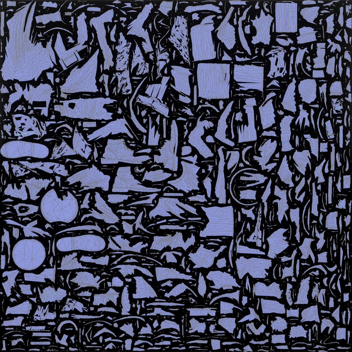 Mechanic Holding a Grease Bucket - UV layout, normal map