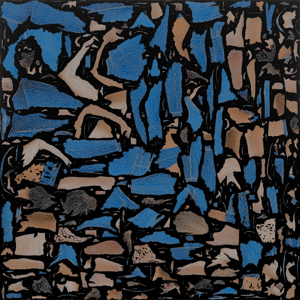 Physique Model Woman Flexing Both Arms Overhead In A Victory Pose - UV layout, base color map