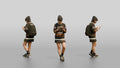 Asian Woman Gaming on Smartphone
